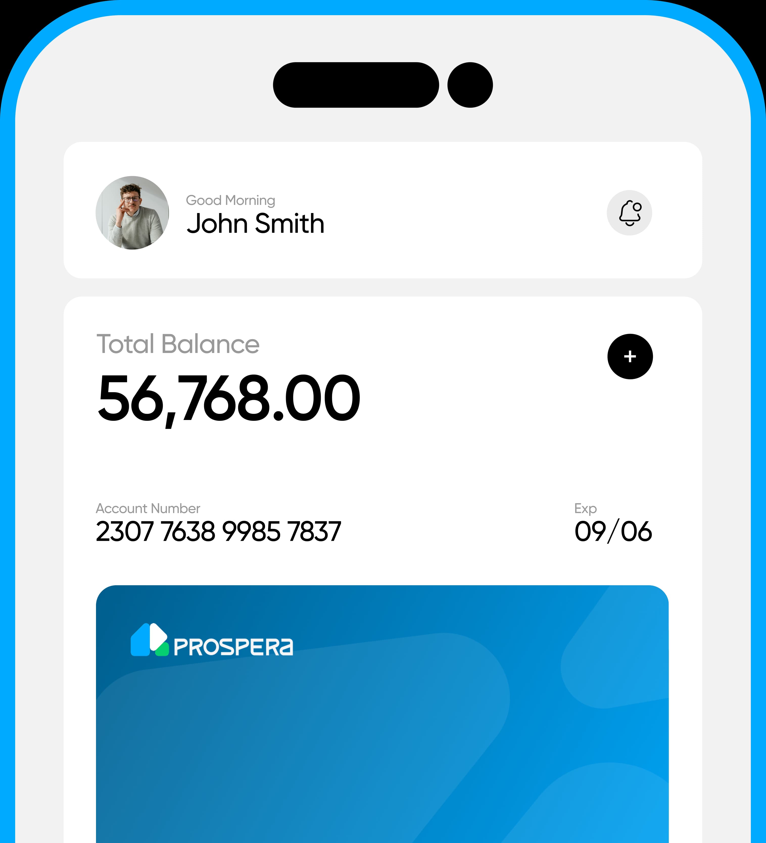 All-in-one wallet interface with floating coins